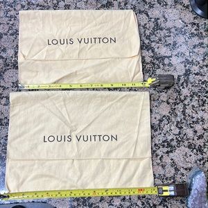Louis Vuitton dust bags! Set of two authentic
